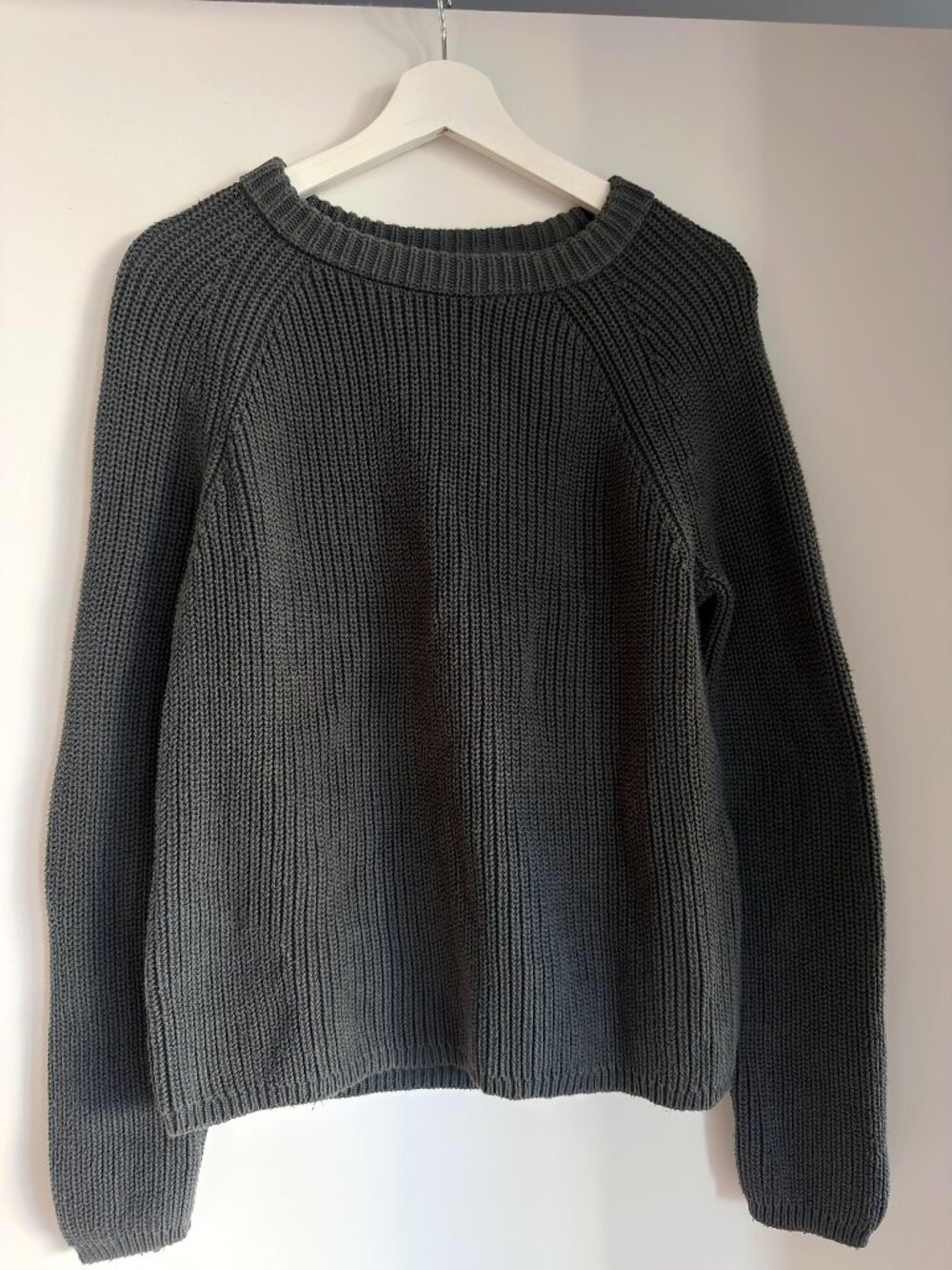 Jenni Kayne Cashmere Fisherman Rib Crewneck Sweater